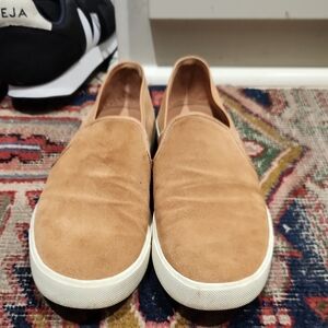 Vince Tan Suede Women's Sneakers